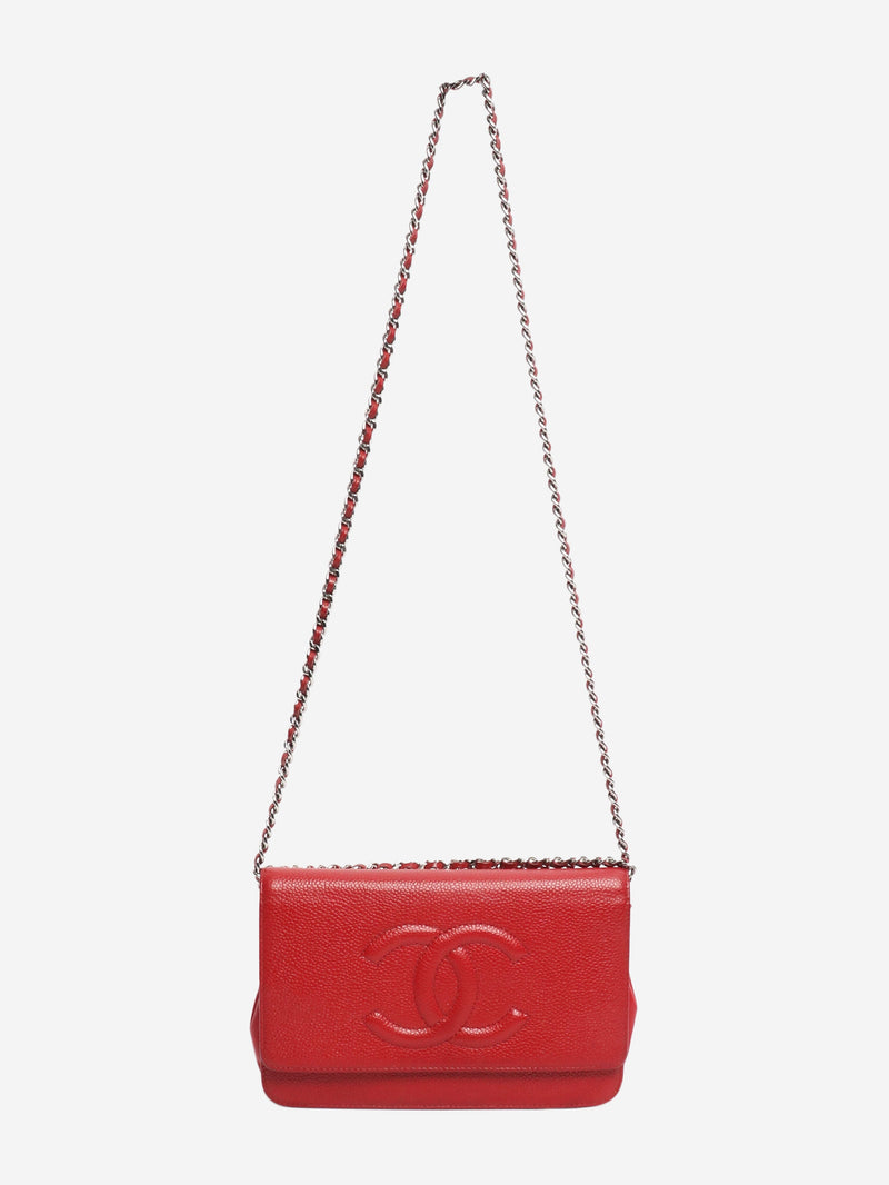 Red 2012 Wallet on Chain crossbody bag Shoulder bags Chanel 