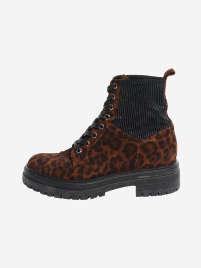 Leopard print ankle boots - size EU 37 Boots Gianvito Rossi 