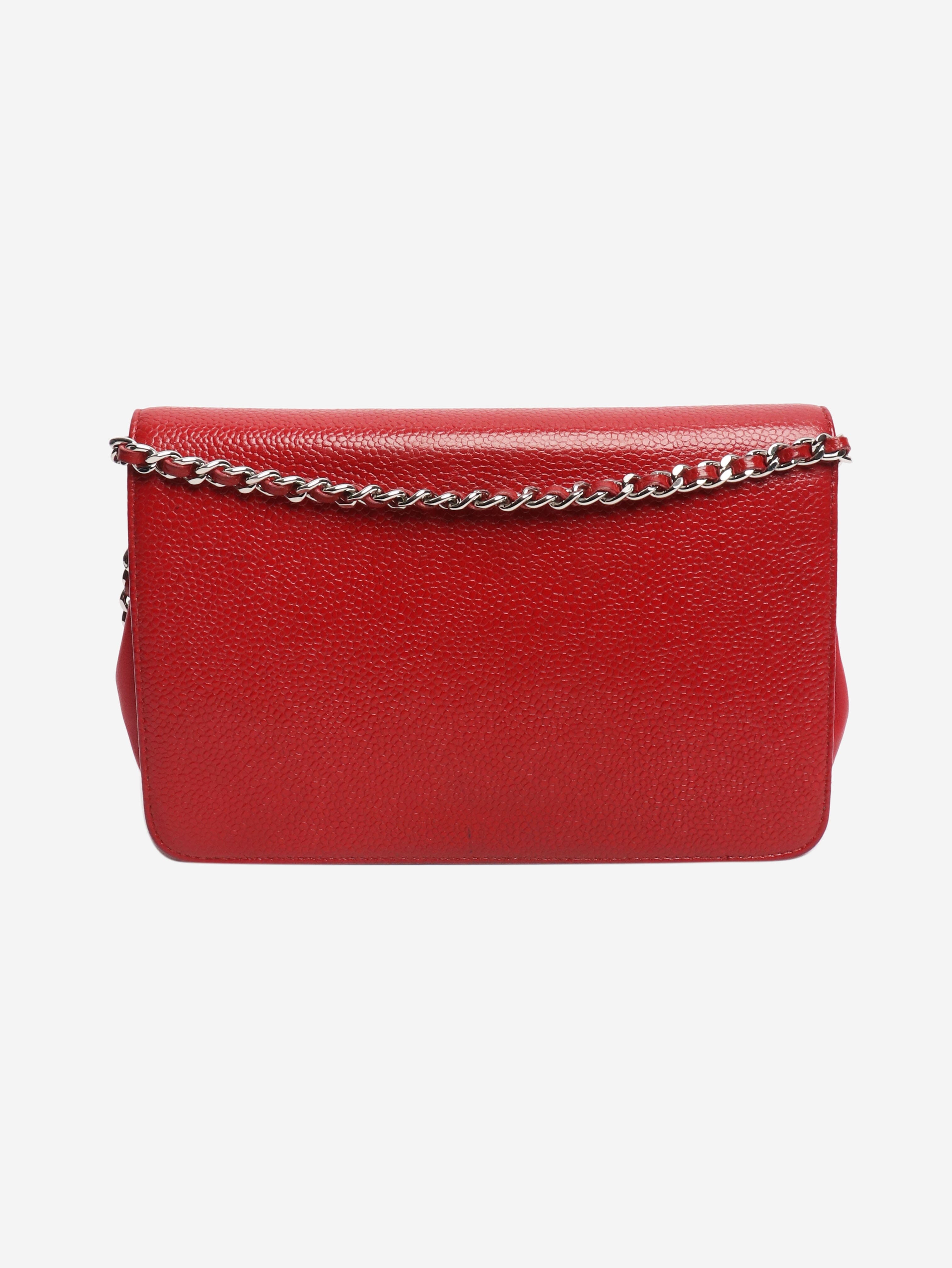 Red 2012 Wallet on Chain crossbody bag Shoulder bags Chanel 