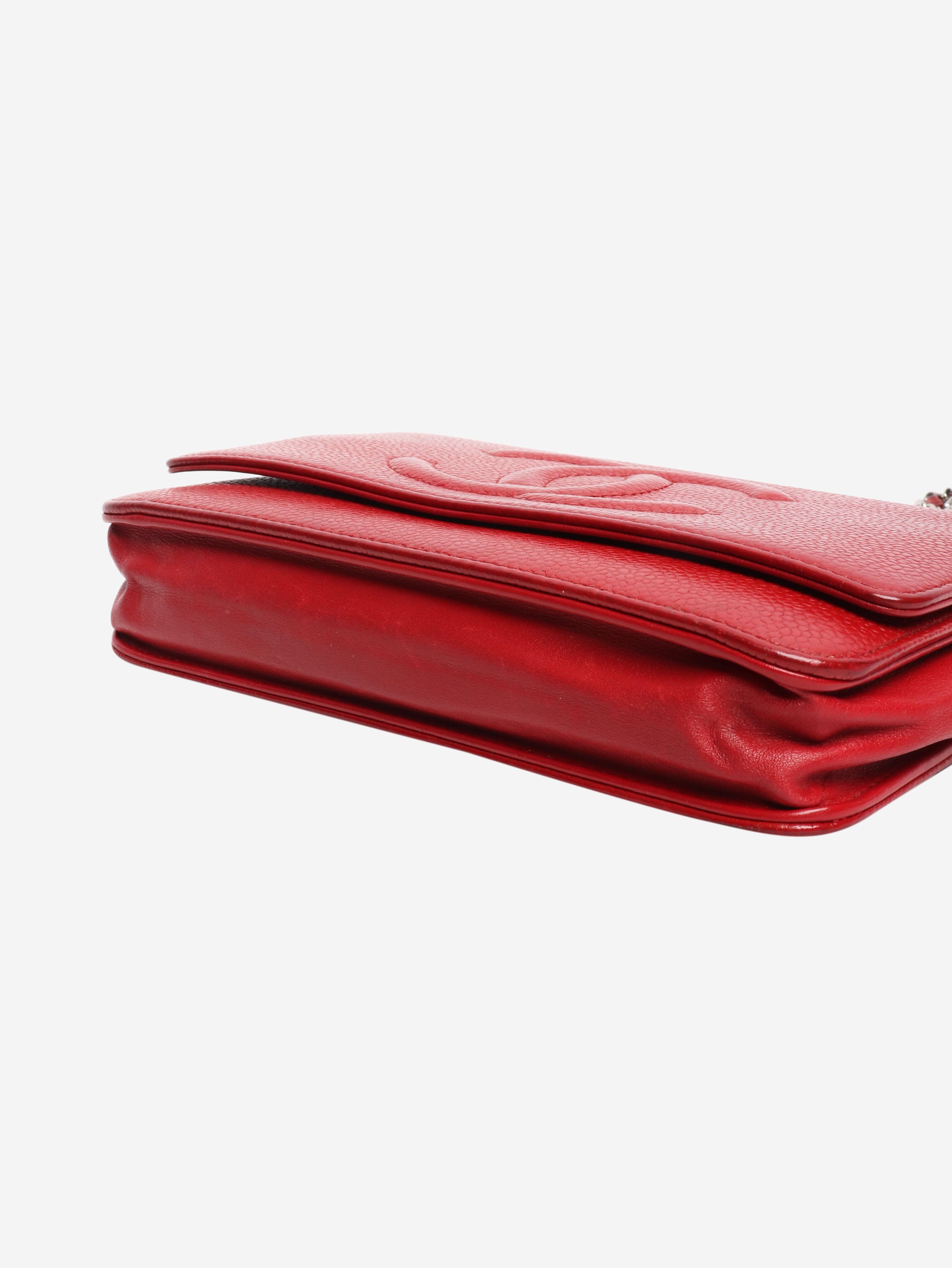 Red 2012 Wallet on Chain crossbody bag Shoulder bags Chanel 
