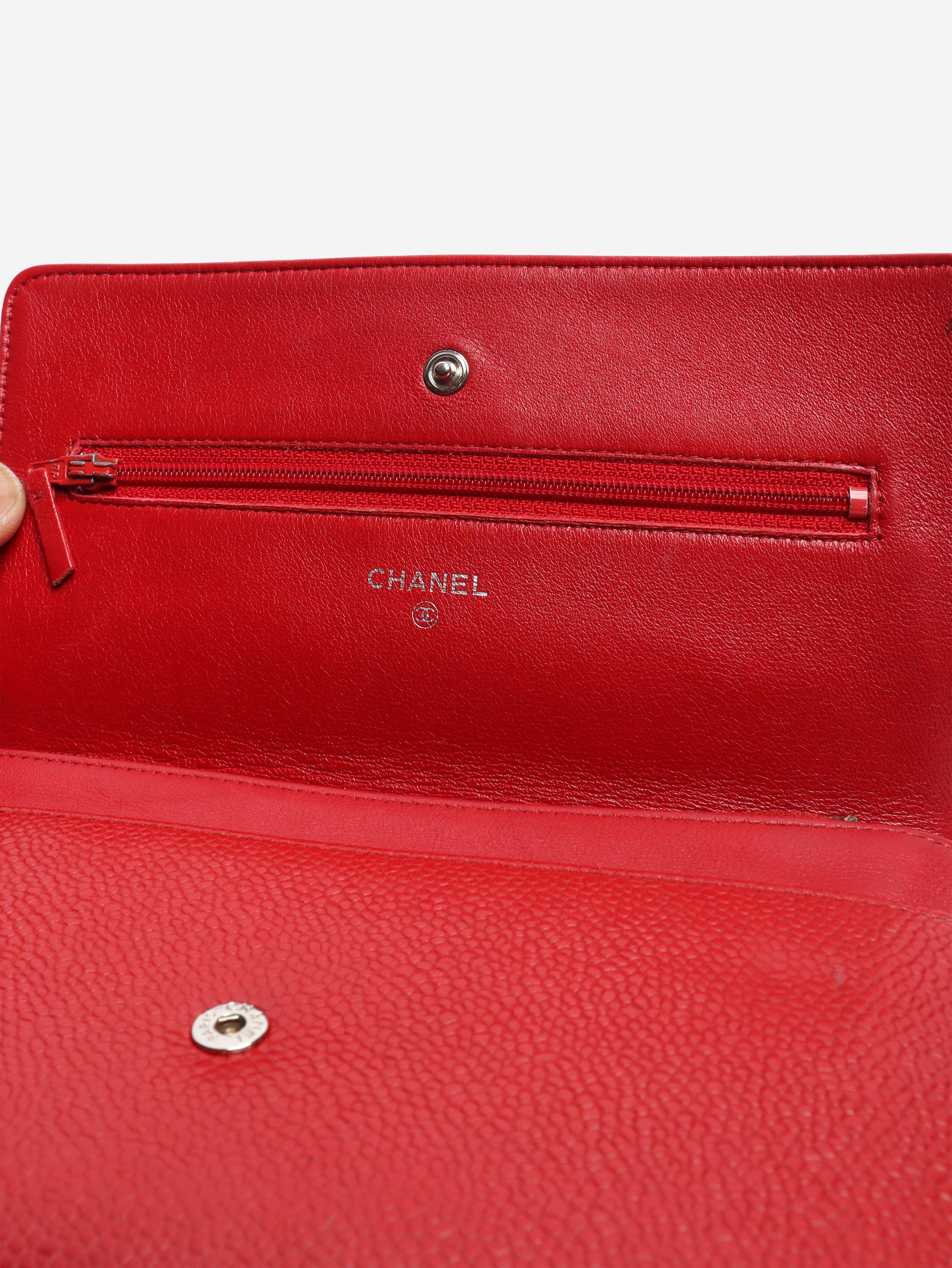 Red 2012 Wallet on Chain crossbody bag Shoulder bags Chanel 