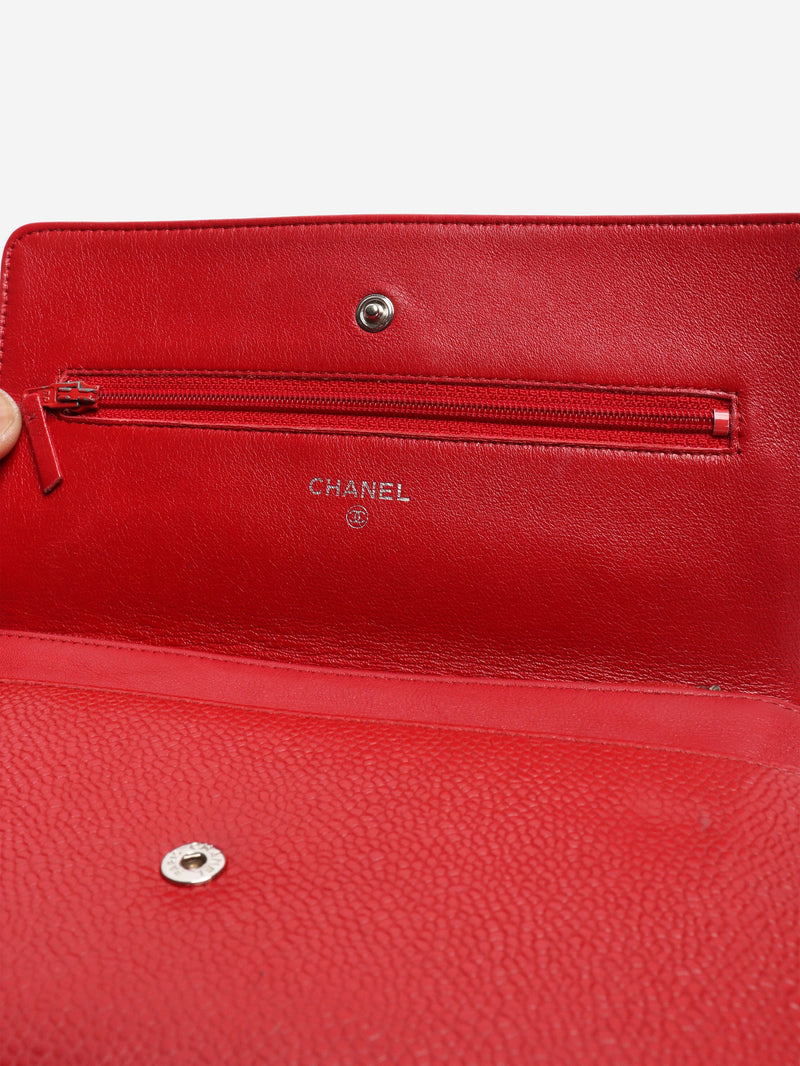 Red 2012 Wallet on Chain crossbody bag Shoulder bags Chanel 