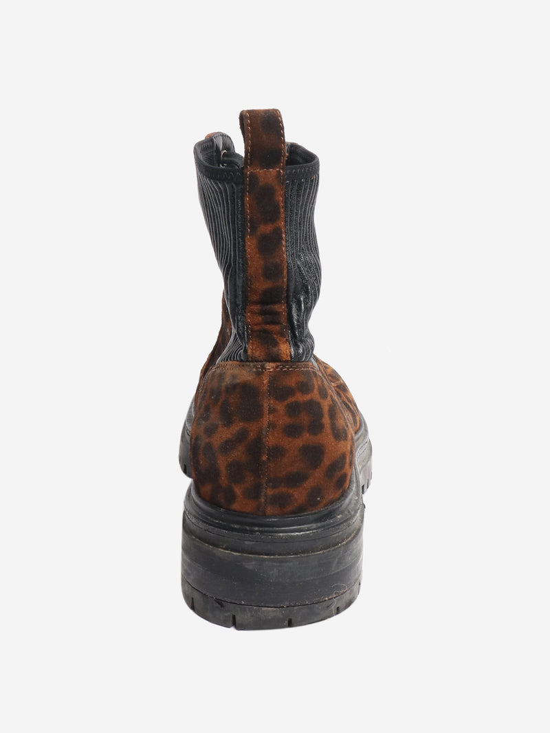 Leopard print ankle boots - size EU 37 Boots Gianvito Rossi 