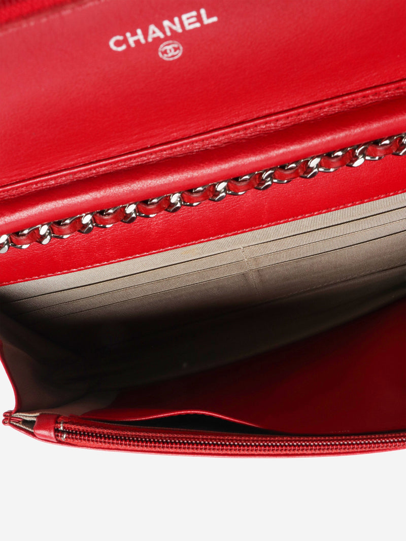 Red 2012 Wallet on Chain crossbody bag Shoulder bags Chanel 