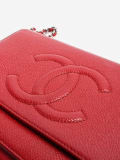 Red 2012 Wallet on Chain crossbody bag Shoulder bags Chanel 