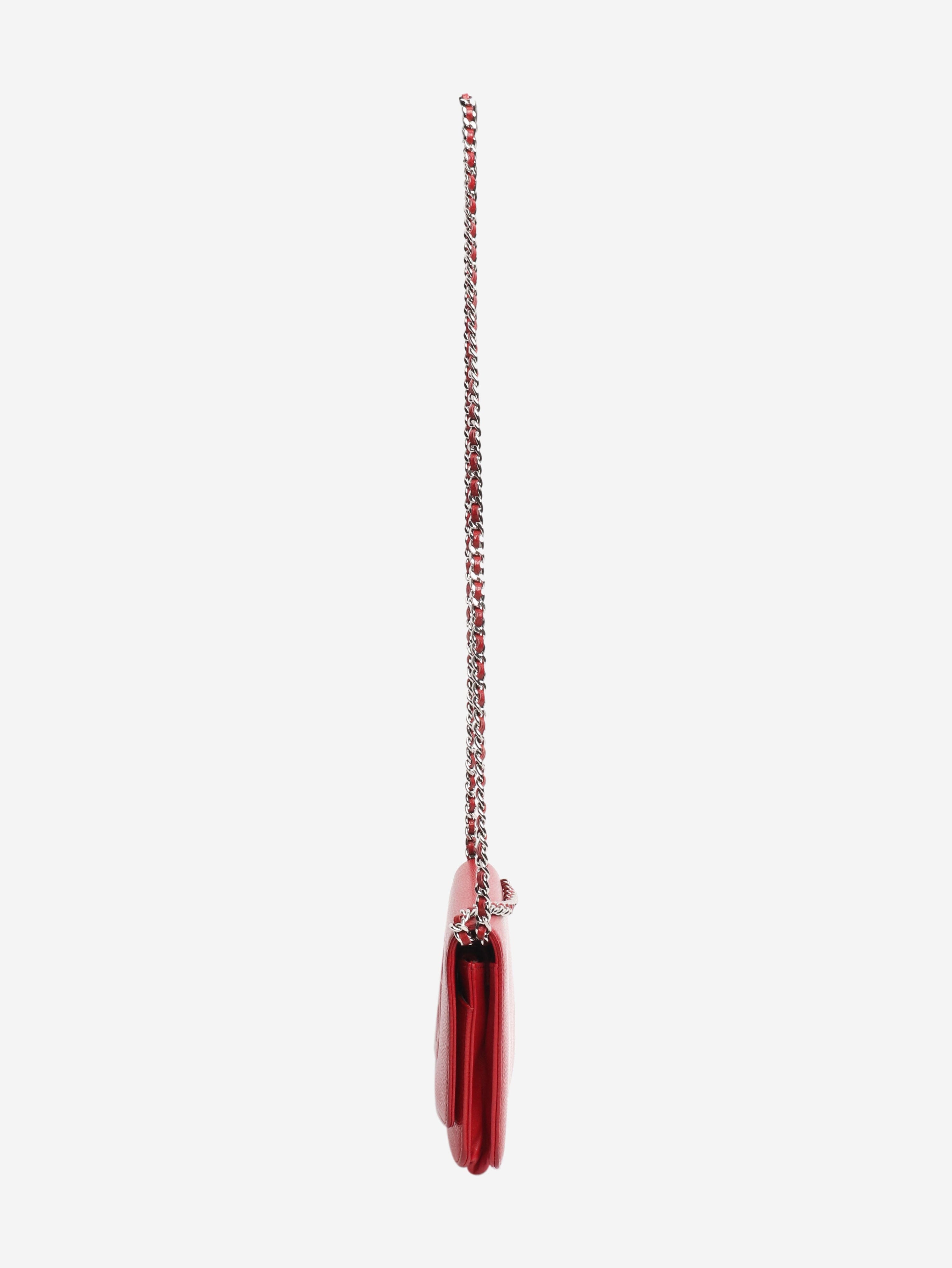 Red 2012 Wallet on Chain crossbody bag Shoulder bags Chanel 