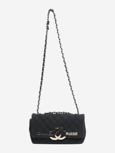 Black 2008 cruise line flap bag alternate image