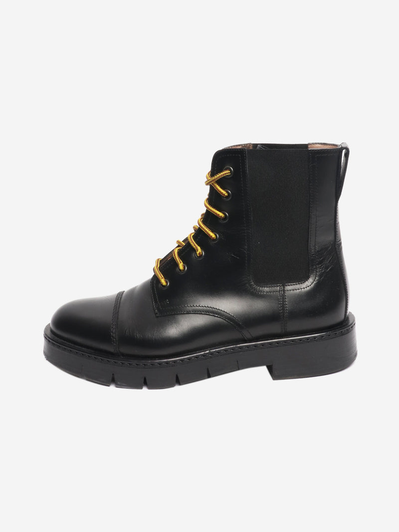 leather lace up ankle boots EU 39.5