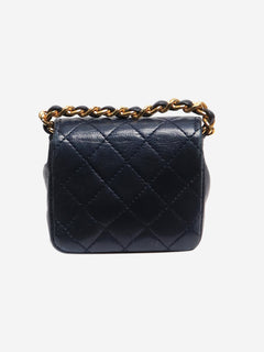 Navy mini flap bag charm Wallets, Purses & Small Leather Goods Chanel 