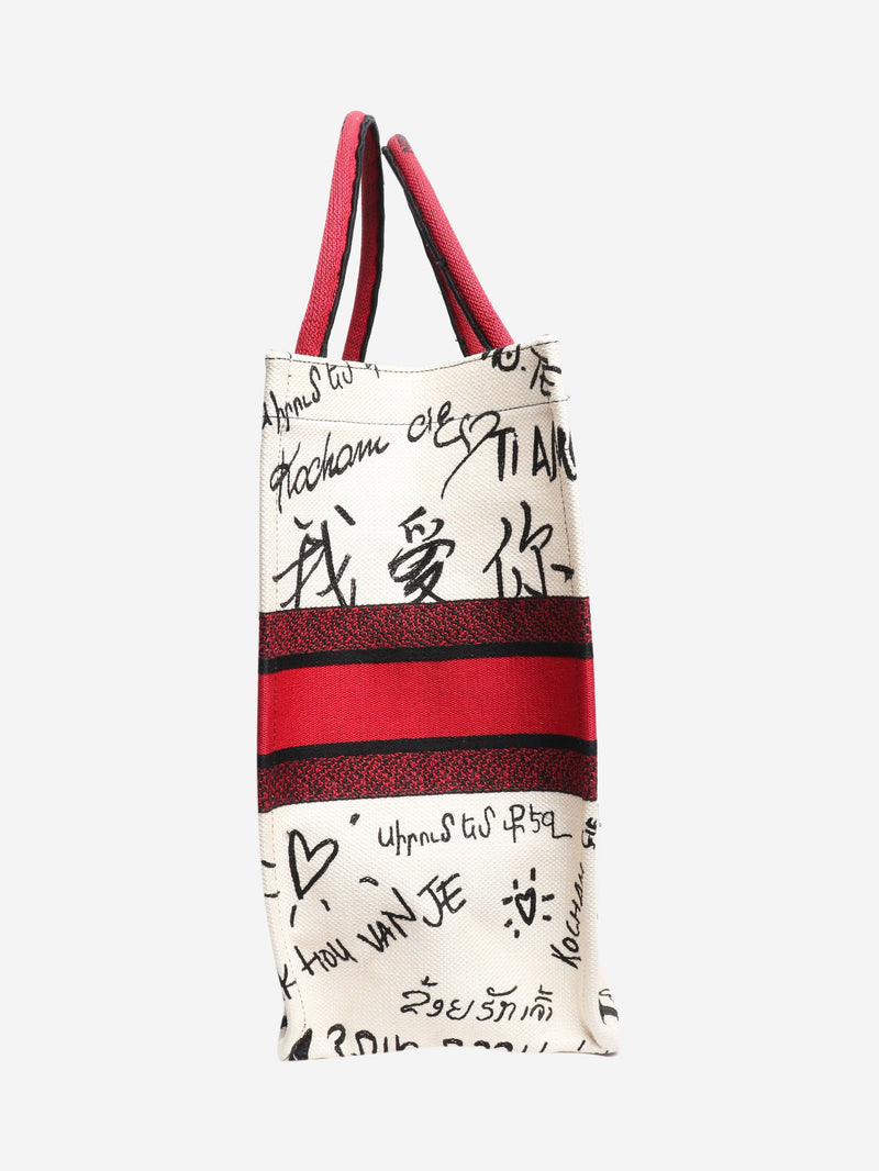 Red 2020 I love you tote bag Tote Bags Dior 