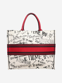 Red 2020 I love you tote bag Tote Bags Dior 