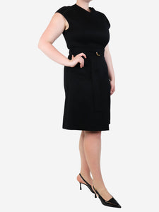 Burberry Black midi dress - size UK 12