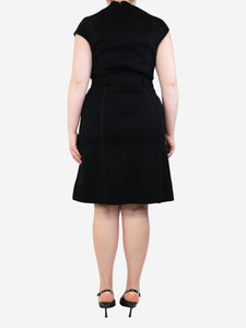 Burberry Black midi dress - size UK 12