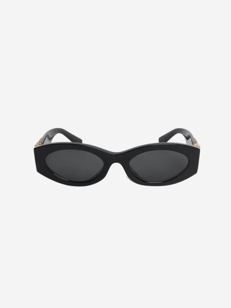 Black abd gold oval sunglasses product image