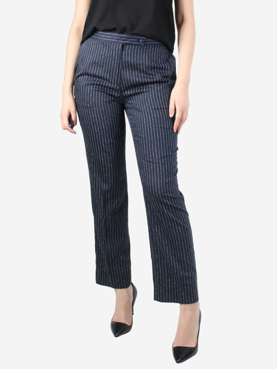 Blue pinstripe trousers - size M Trousers Golden Goose Deluxe Brand 