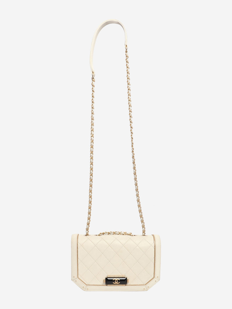 Cream 2017 lambskin shoulder bag Shoulder bags Chanel 