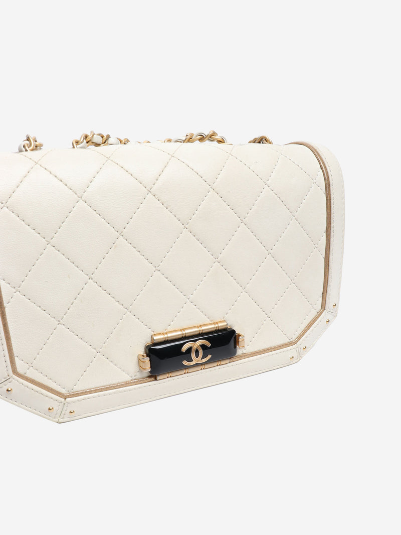 Cream 2017 lambskin shoulder bag Shoulder bags Chanel 