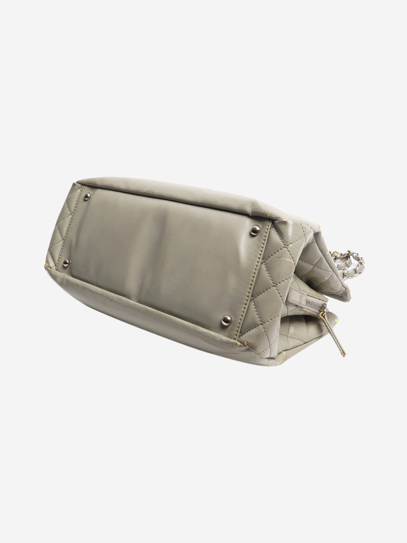 Grey 2010 patent leather tote bag Shoulder bags Chanel 