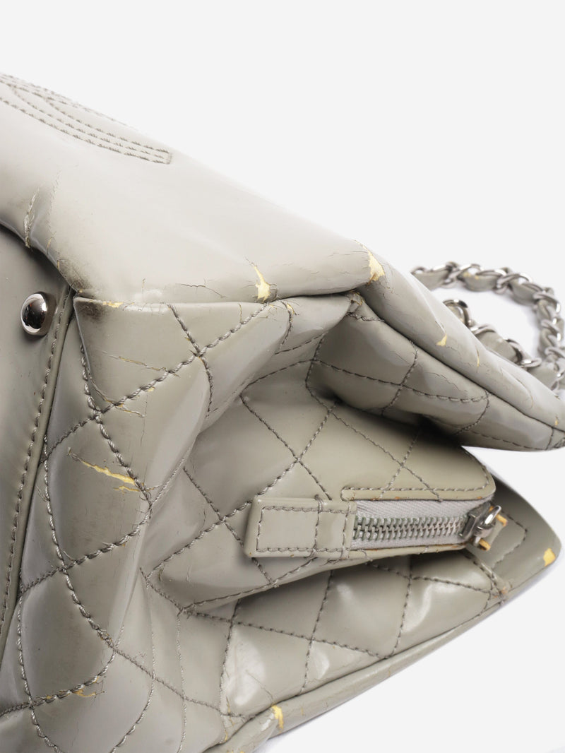 Grey 2010 patent leather tote bag Shoulder bags Chanel 