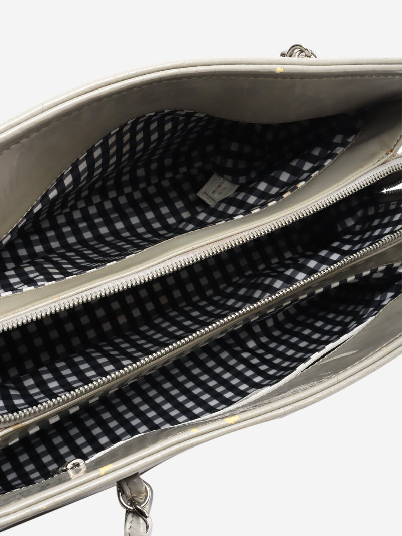 Grey 2010 patent leather tote bag Shoulder bags Chanel 