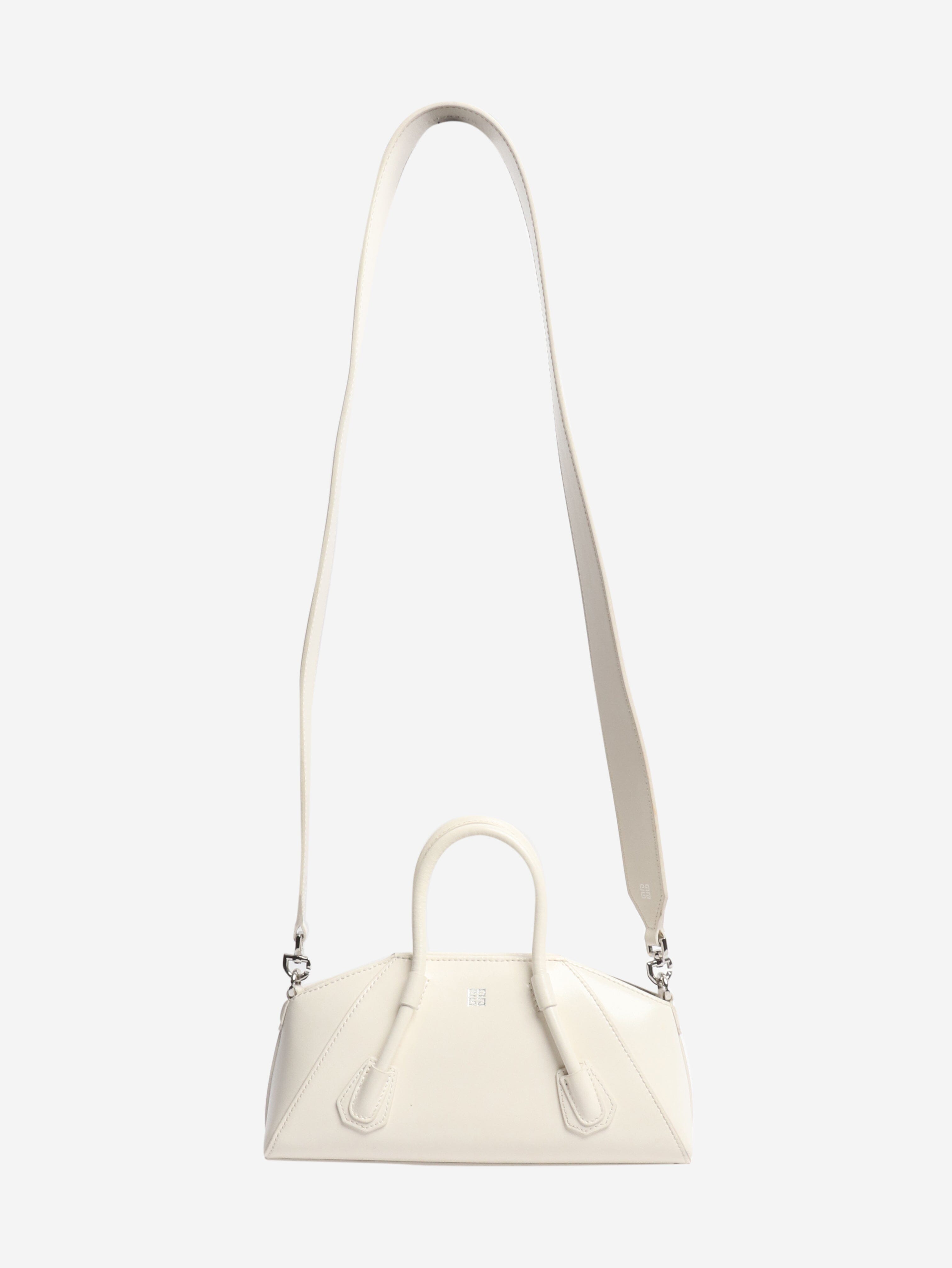 White Antigona Stretch mini shoulder bag Shoulder bags Givenchy 