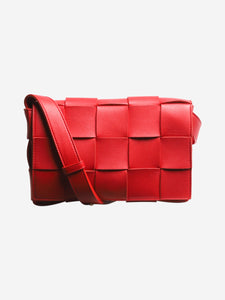 Bottega Veneta Red Cassette leather cross-body bag