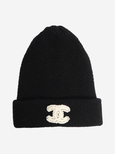 Chanel Black cashmere beanie