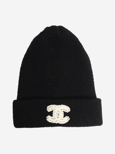 Black cashmere beanie Hats Chanel 