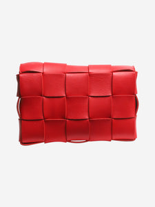 Bottega Veneta Red Cassette leather cross-body bag