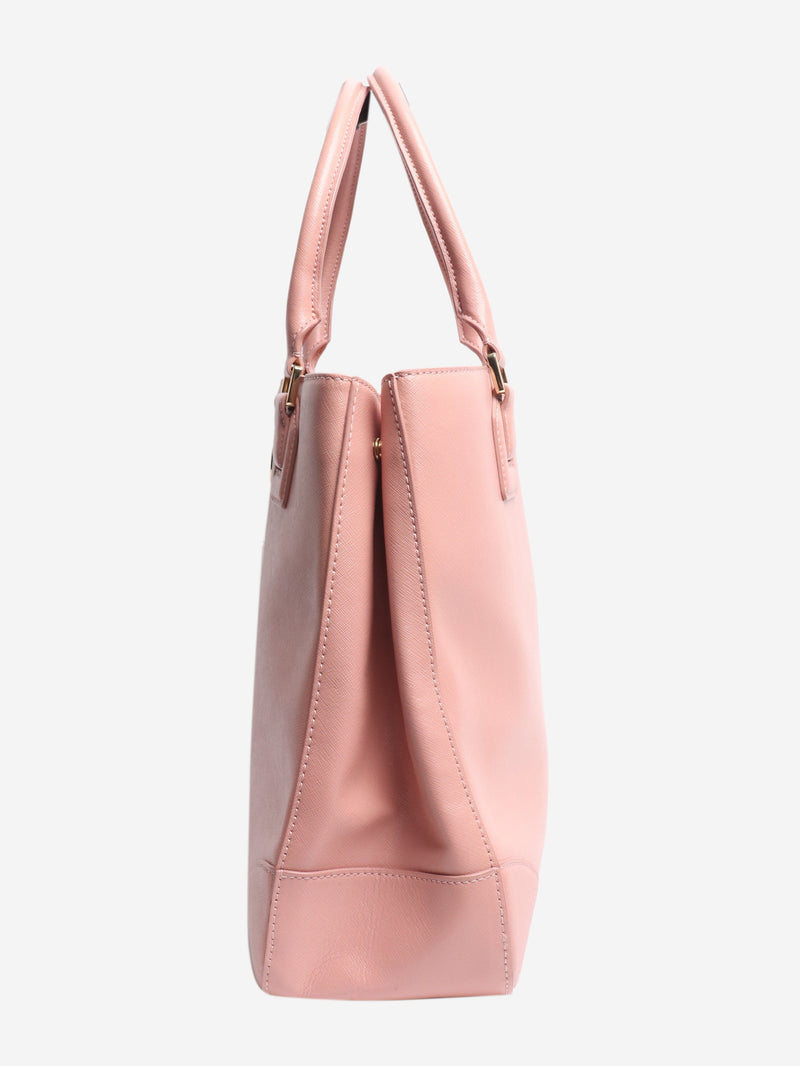 Pink Robinson leather tote bag Tote Bags Tory Burch 