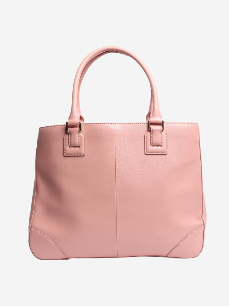 Pink Robinson leather tote bag Tote Bags Tory Burch 
