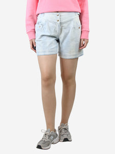 Emilio Pucci Blue denim shorts - size UK 10