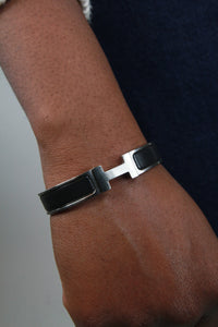 Hermes Black Clic H bracelet