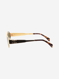 Celine Gold Triomphe sunglasses