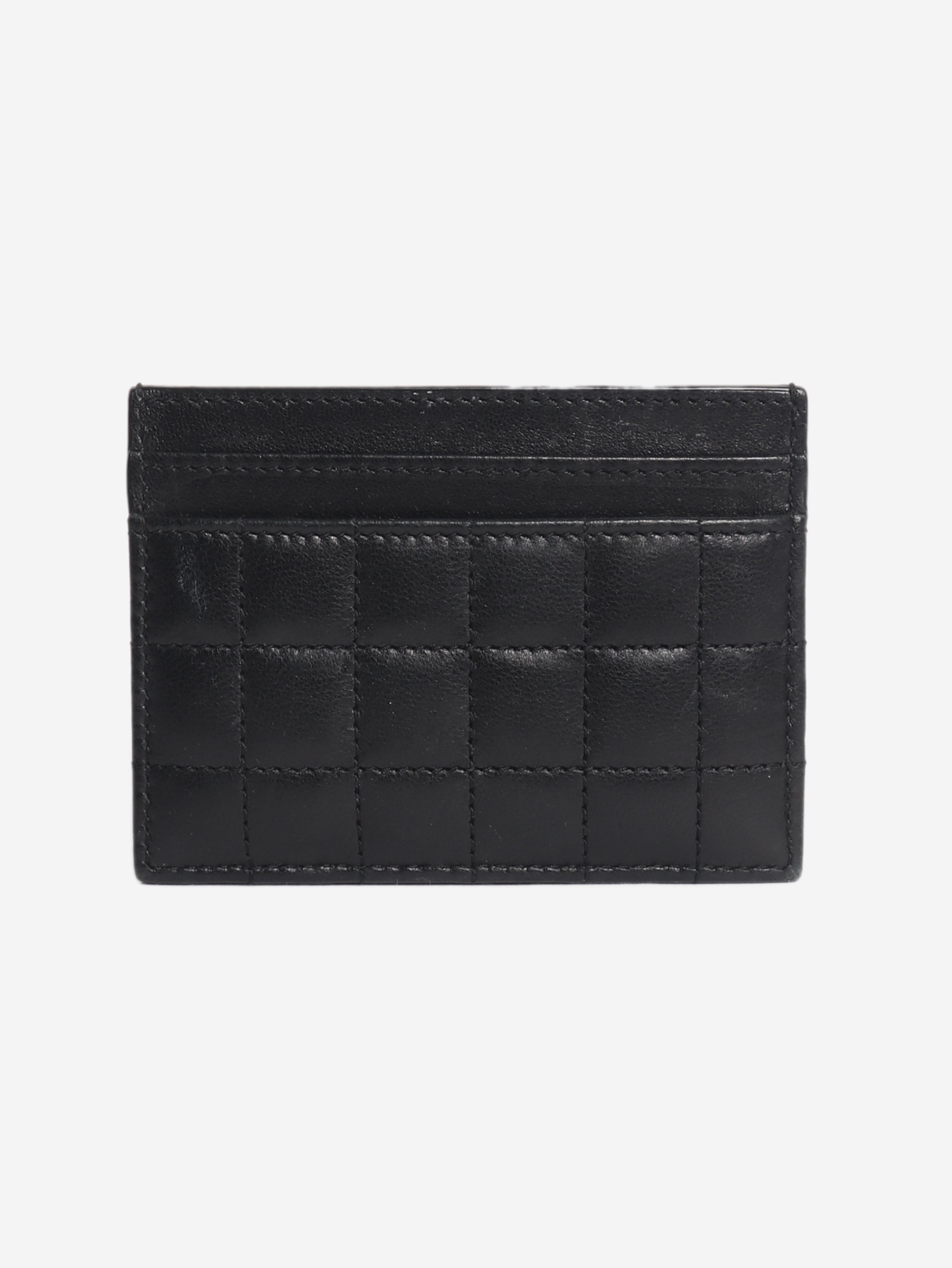 Black quilted leather cardholder Wallets, Purses & Small Leather Goods Saint Laurent 