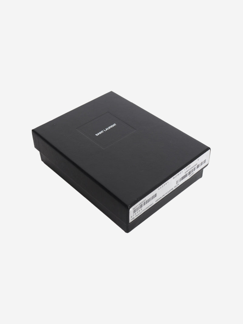 Black quilted leather cardholder Wallets, Purses & Small Leather Goods Saint Laurent 