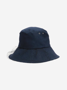 Christian Dior Blue Oblique bucket hat