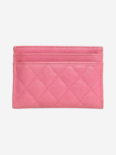 Pink 2018 Boy caviar quilted cardholder alternate image