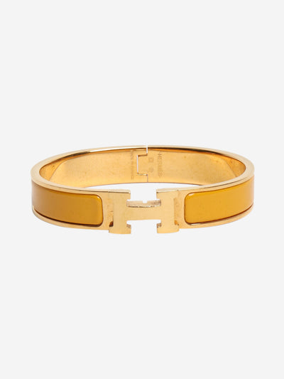 Yellow slim clic H bracelet Bracelets Hermes 