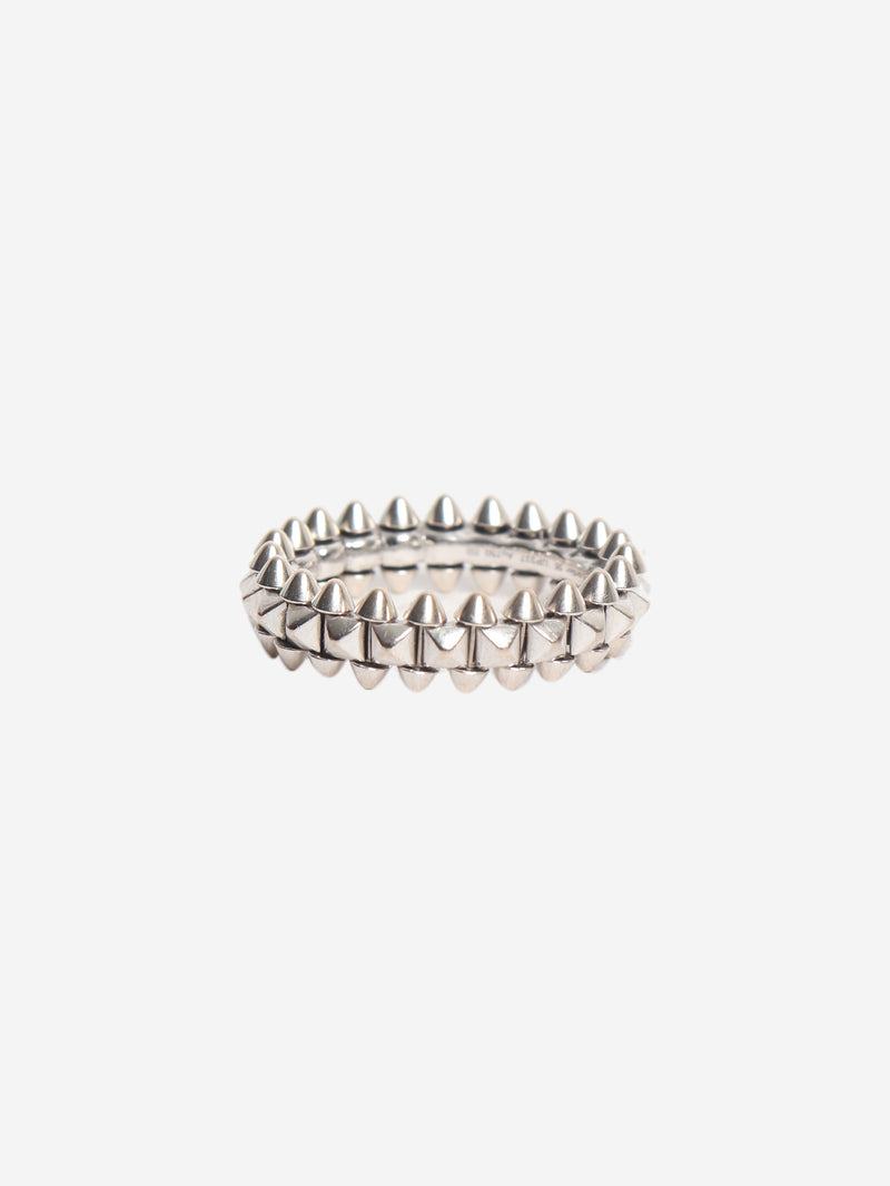 Silver medium Clash de Cartier ring
