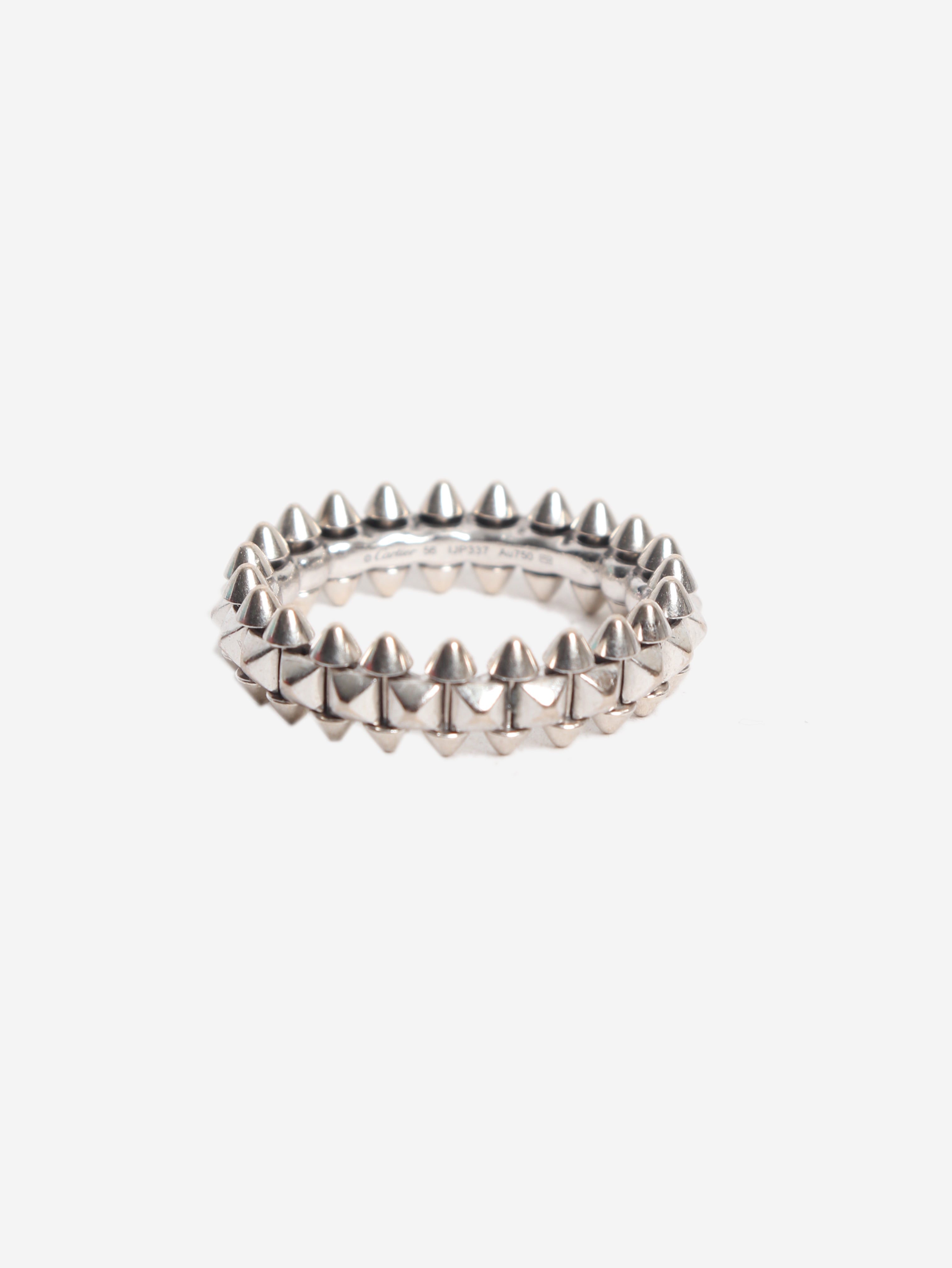 Silver medium Clash de Cartier ring