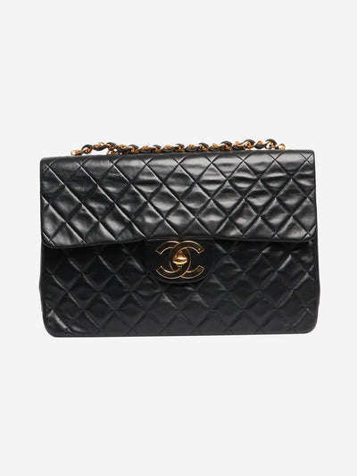 Black 1991-1994 jumbo flap Shoulder bags Chanel 