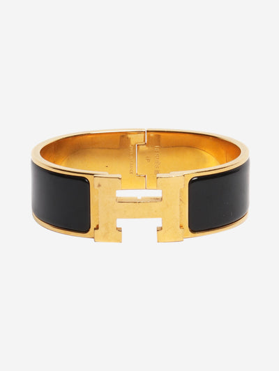 Black and gold jumbo clic H bracelet Bracelets Hermes 
