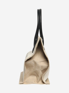 Saint Laurent Neutral Rive Gauche tote bag