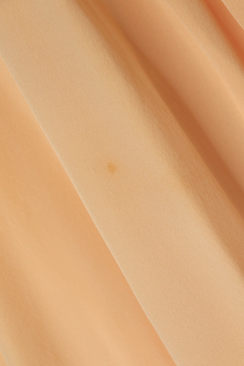 Peach silk chiffon blouse - size UK 6 Tops Chloe 