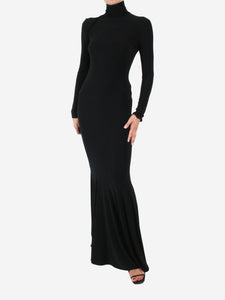 Norma Kamali Black high-neck maxi dress - size S