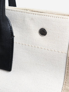 Saint Laurent Neutral Rive Gauche tote bag