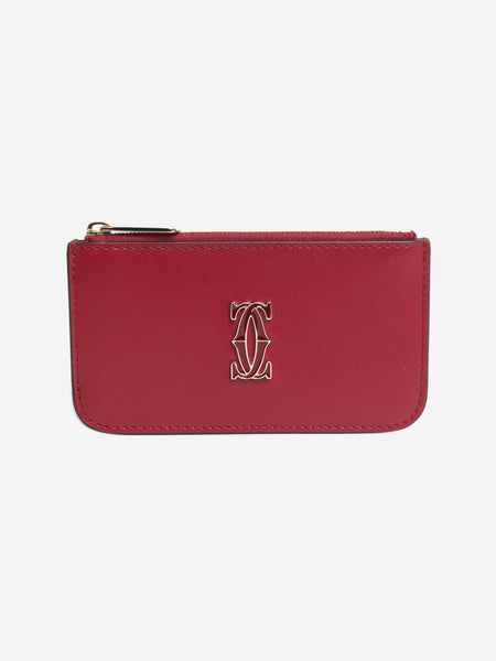 Red C de Cartier zipped cardholder product image