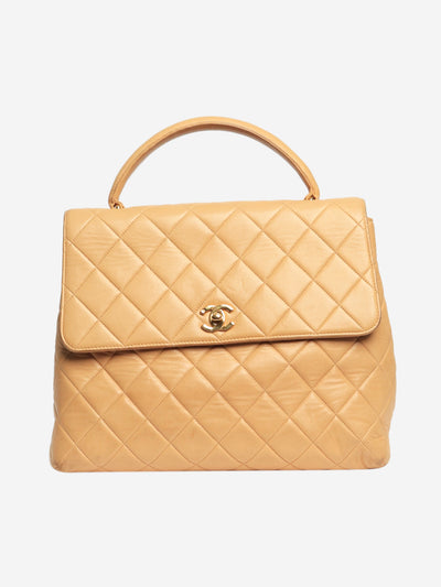 Beige 1996-1997 Kelly top handle bag Top Handle Bags Chanel 