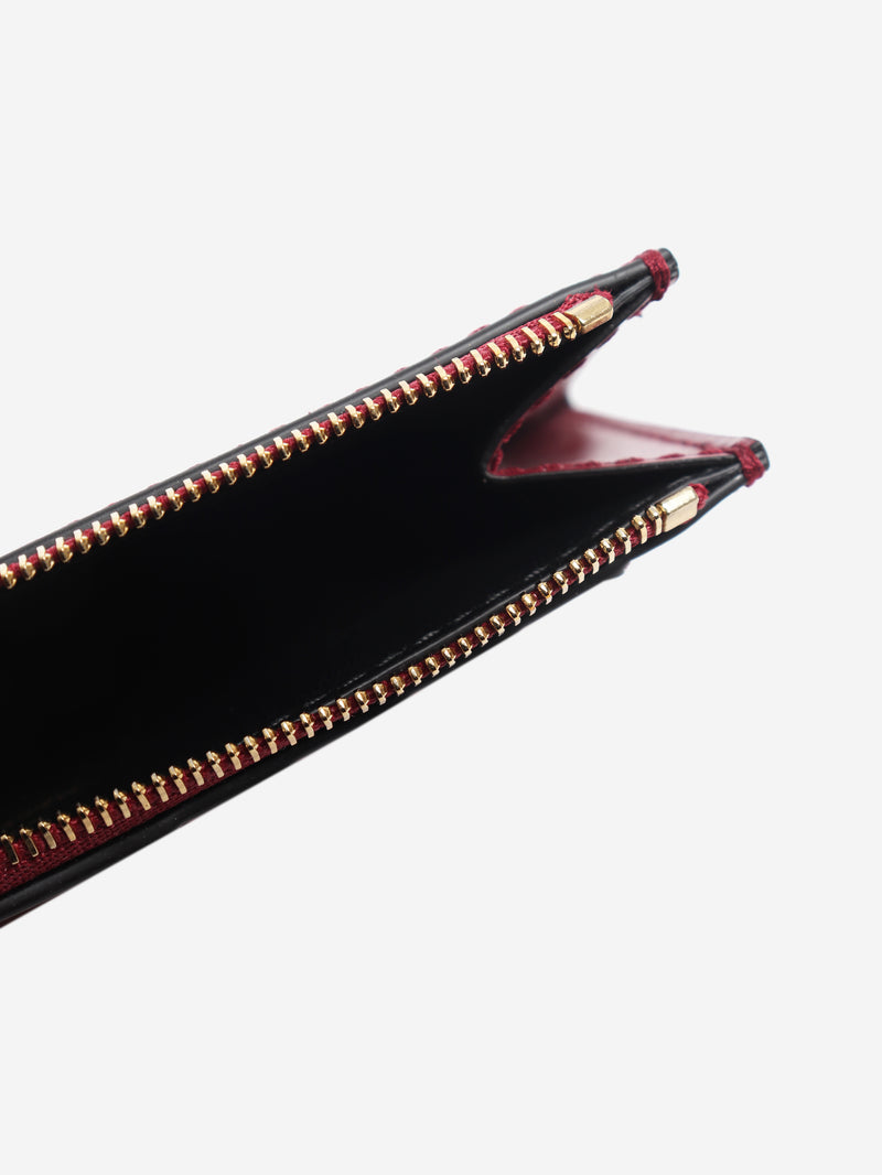 Red C de Cartier zipped cardholder